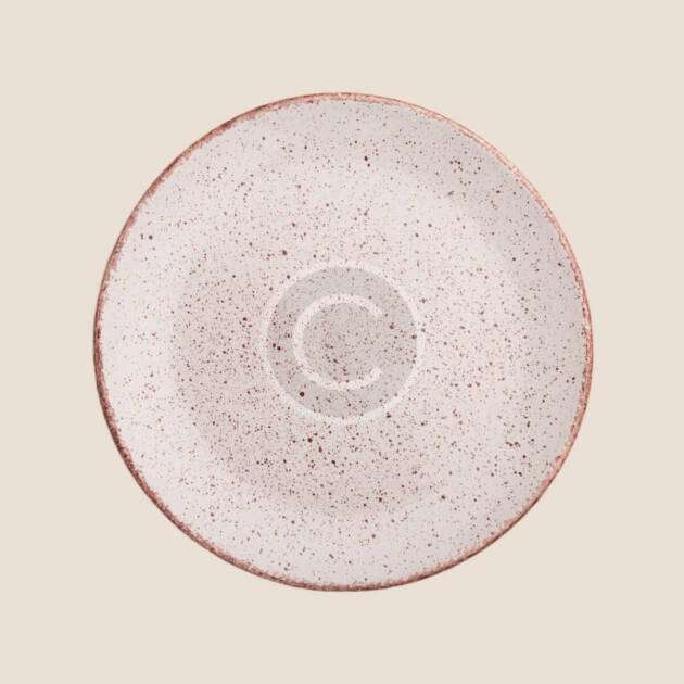 Speckled ceramic plate
